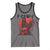 F Caw F Gothic Chicken Horror Tank Top Creepy Skull Rooster Halloween Dark Humor - Wonder Print Shop