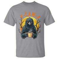 F Caw F Raven Coffee T Shirt Funny Halloween Sarcastic Gothic Bird with Attitude - Wonder Print Shop