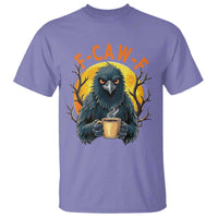 F Caw F Raven Coffee T Shirt Funny Halloween Sarcastic Gothic Bird with Attitude - Wonder Print Shop