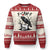 F Caw F Gothic Christmas Raven Ugly Christmas Sweater With Skull Funny Dark Holiday Humor Spooky Season - Wonder Print Shop