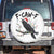 F Caw F Raven Christmas Spare Tire Cover Funny Dark Holiday Humor Spooky Season - Wonder Print Shop