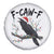 F Caw F Raven Christmas Spare Tire Cover Funny Dark Holiday Humor Spooky Season - Wonder Print Shop