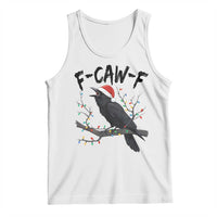 F Caw F Raven Christmas Tank Top Funny Dark Holiday Humor Spooky Season - Wonder Print Shop