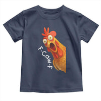 Funny F Caw F Surprise Chicken Meme Toddler T Shirt Hilarious Shocked Bird Graphic for Comedy Lovers - Wonder Print Shop