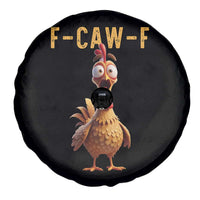 F Caw F Classic Chicken Scream Spare Tire Cover Poultry Joke Farm Life Humor - Wonder Print Shop