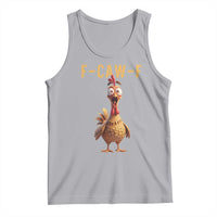 F Caw F Classic Chicken Scream Tank Top Poultry Joke Farm Life Humor - Wonder Print Shop