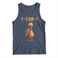 F Caw F Classic Chicken Scream Tank Top Poultry Joke Farm Life Humor - Wonder Print Shop