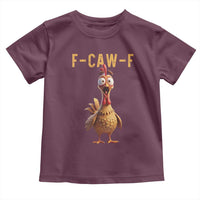 F Caw F Classic Chicken Scream Toddler T Shirt Poultry Joke Farm Life Humor - Wonder Print Shop