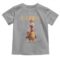 F Caw F Classic Chicken Scream Toddler T Shirt Poultry Joke Farm Life Humor - Wonder Print Shop