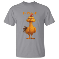 Funny F Caw F Fed Up Chicken Meme T Shirt Sarcastic Bird Humor Mood Swing - Wonder Print Shop