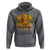 F Caw F Retro Chicken Meme Hoodie Vintage Sunset Poultry Graphic Loud Bird Energy - Wonder Print Shop