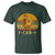 F Caw F Retro Chicken Meme T Shirt Vintage Sunset Poultry Graphic Loud Bird Energy - Wonder Print Shop