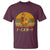 F Caw F Retro Chicken Meme T Shirt Vintage Sunset Poultry Graphic Loud Bird Energy - Wonder Print Shop