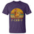 F Caw F Retro Chicken Meme T Shirt Vintage Sunset Poultry Graphic Loud Bird Energy - Wonder Print Shop