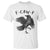 F Caw F Raven Graphic T Shirt Funny Sarcastic Bird with Attitude - Wonder Print Shop