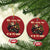Biker Santa Claus Christmas Ornament Oh What Fun It Is To Ride Motorcycle Xmas Tree - Wonder Print Shop
