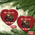 Biker Santa Claus Christmas Ornament Oh What Fun It Is To Ride Motorcycle Xmas Tree - Wonder Print Shop