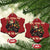 Biker Santa Claus Christmas Ornament Oh What Fun It Is To Ride Motorcycle Xmas Tree - Wonder Print Shop