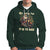 Santa Claus Biker Hoodie Oh What Fun It Is To Ride Motorcycle Christmas - Wonder Print Shop