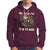 Santa Claus Biker Hoodie Oh What Fun It Is To Ride Motorcycle Christmas - Wonder Print Shop