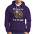 Santa Claus Biker Hoodie Oh What Fun It Is To Ride Motorcycle Christmas - Wonder Print Shop