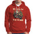 Santa Claus Biker Hoodie Oh What Fun It Is To Ride Motorcycle Christmas - Wonder Print Shop