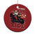 Biker Santa Claus Christmas Ornament Oh What Fun It Is To Ride Motorcycle Xmas - Wonder Print Shop