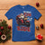 Santa Claus Biker T Shirt Oh What Fun It Is To Ride Motorcycle Christmas - Wonder Print Shop