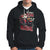 Santa Claus Biker Hoodie Oh What Fun It Is To Ride Motorcycle Christmas - Wonder Print Shop