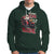 Santa Claus Biker Hoodie Oh What Fun It Is To Ride Motorcycle Christmas - Wonder Print Shop