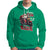 Santa Claus Biker Hoodie Oh What Fun It Is To Ride Motorcycle Christmas - Wonder Print Shop