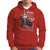 Santa Claus Biker Hoodie Oh What Fun It Is To Ride Motorcycle Christmas - Wonder Print Shop