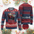 Biker Santa Claus Ugly Christmas Sweater Oh What Fun It Is To Ride Motorcycle Xmas - Wonder Print Shop