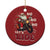 Biker Santa Claus Christmas Ornament Ho Ho Ho Let's Ride Xmas - Wonder Print Shop