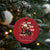 Biker Santa Claus Christmas Ornament Ho Ho Ho Let's Ride Xmas - Wonder Print Shop