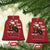 Biker Santa Claus Christmas Ornament Ho Ho Ho Let's Ride Xmas - Wonder Print Shop