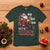 Santa Claus Biker T Shirt Ho Ho Ho Let's Ride Christmas - Wonder Print Shop