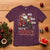 Santa Claus Biker T Shirt Ho Ho Ho Let's Ride Christmas - Wonder Print Shop