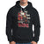 Santa Claus Biker Hoodie Ho Ho Ho Let's Ride Christmas - Wonder Print Shop