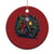 Biker Santa Claus Christmas Ornament Riding Motorcycle Christmas - Wonder Print Shop