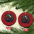 Biker Santa Claus Christmas Ornament Riding Motorcycle Christmas - Wonder Print Shop