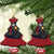 Biker Santa Claus Christmas Ornament Riding Motorcycle Christmas - Wonder Print Shop
