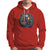 Santa Claus Biker Hoodie Riding Motorcycle Christmas - Wonder Print Shop