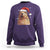 Capybara Christmas Sweatshirt Funny Santa Capy Meme Xmas Vibe - Wonder Print Shop