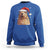 Capybara Christmas Sweatshirt Funny Santa Capy Meme Xmas Vibe - Wonder Print Shop