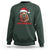 Capy Christmas Sweatshirt Funny Capybara Santa Meme - Wonder Print Shop