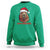 Capy Christmas Sweatshirt Funny Capybara Santa Meme - Wonder Print Shop