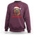Capy Christmas Sweatshirt Funny Capybara Santa Meme - Wonder Print Shop
