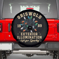 Griswold Christmas Lights Spare Tire Cover Exterior Illumination Ask for Sparky Funny Holiday - Wonder Print Shop