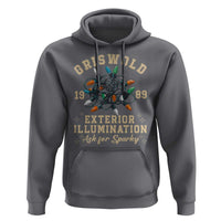 Griswold Christmas Lights Hoodie Exterior Illumination Ask for Sparky Funny Holiday - Wonder Print Shop